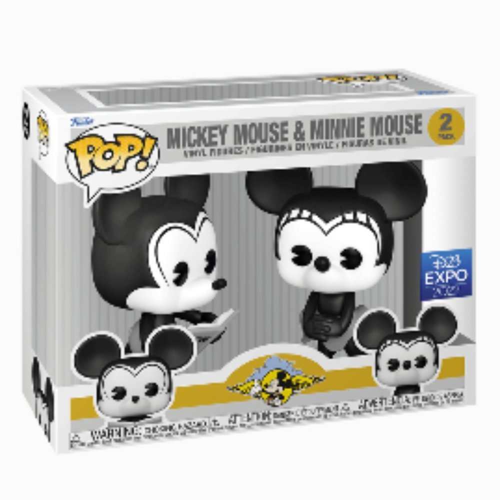 NIB Mickey & Minnie Mouse 2-pk